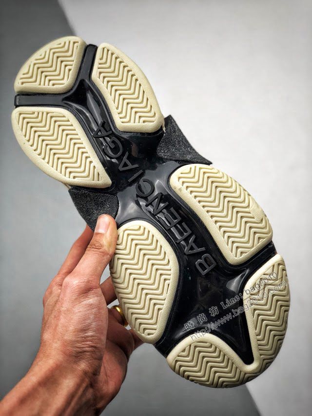 Balenciaga經典款男女鞋 巴黎世家頂級版本Triple-S 17老爹鞋 Balenciaga情侶款老爹鞋  hdbl1223